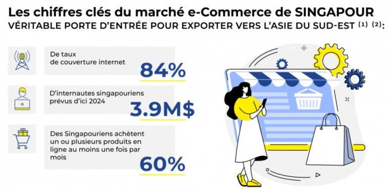 Infographie Marche Ecommerce Singapour